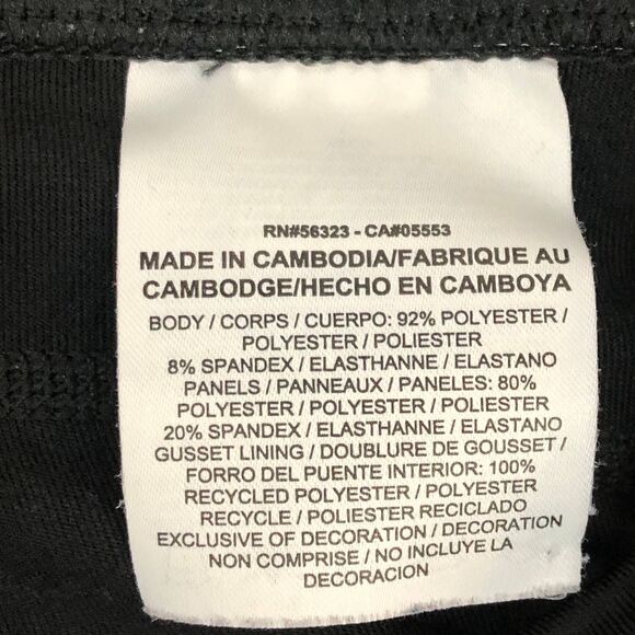 Nike Power Racer Running Crop Leggings Black Size M - Picture 11 of 12